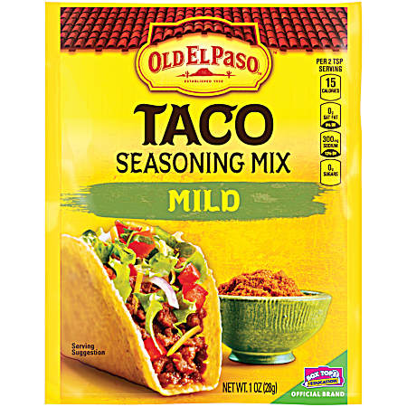 1 oz Taco Seasoning Mix - Mild