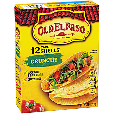 Crunchy Taco Shells - 12 Pk