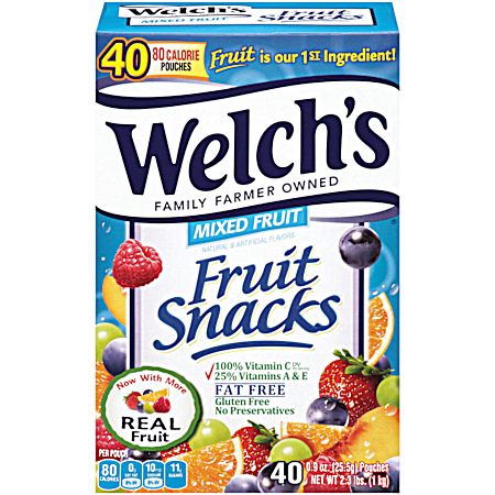 Mixed Fruit Snacks