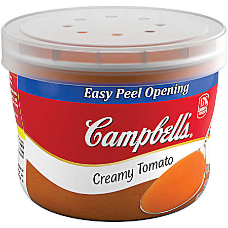 15.4 oz Creamy Tomato Microwavable Soup Bowl