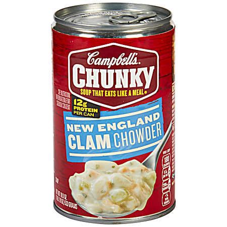 18.8 oz New England Clam Chowder Ready-to-Eat Soup