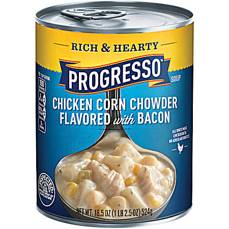 Rich & Hearty Chicken Corn Chowder Soup - 18.5 Oz.