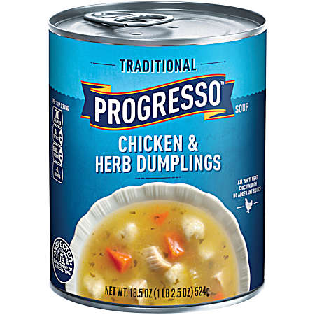 Traditional Chicken & Herb Dumplings Soup-18.5 Oz.