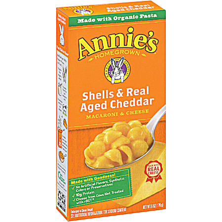 6 oz Shells & Real Aged Cheddar Macaroni & Cheese