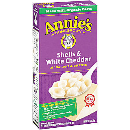 6oz Shells & White Cheddar Macaroni & Cheese