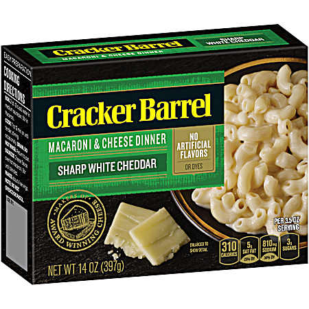 14 oz Sharp White Cheddar Macaroni & Cheese Dinner