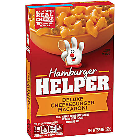 Deluxe Cheeseburger Macaroni 5.5 oz Dry Meal Kit
