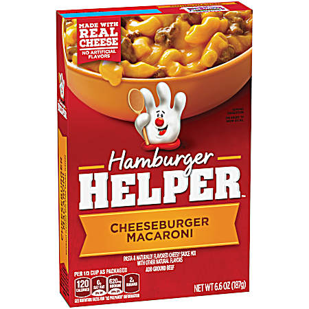Cheeseburger Macaroni 6.6 oz Dry Meal Kit