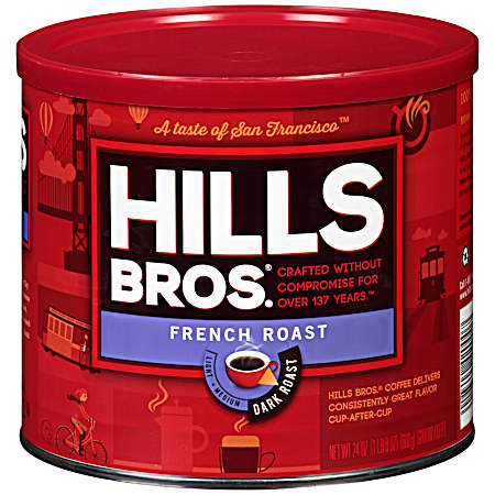 24 oz French Roast Dark Roast Ground Coffee