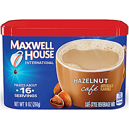 9 oz International Hazelnut Cafe Beverage Mix