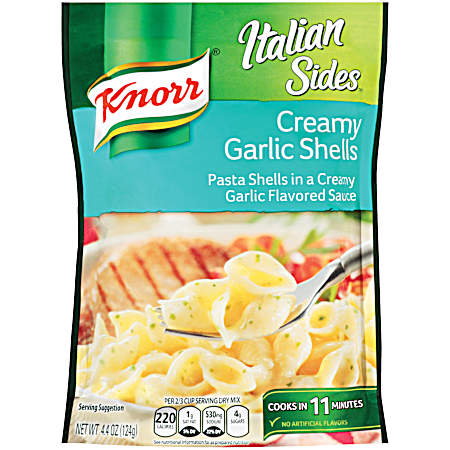 4.4 oz Creamy Garlic Shells Italian Side