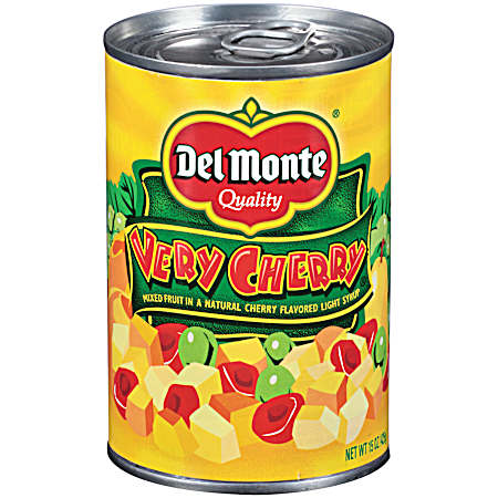 15 oz Very Cherry Mixed Fruit in a Natural Cherry-Flavored Light Syrup