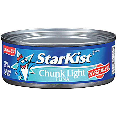 Chunk Light Tuna in Vegetable Oil - 5 oz.