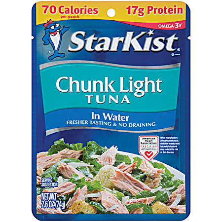 Light Tuna in Water Pouch