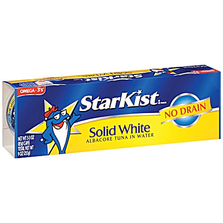 Solid White Albacore Tuna in Water - 3 Pk