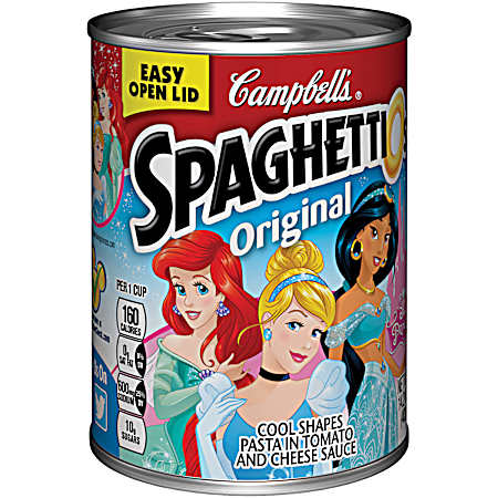 SpaghettiOs Original 14.2 oz Disney Princesses Canned Pasta