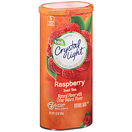 Raspberry Iced Tea Powdered Pitcher Drink Mix - 6 pk