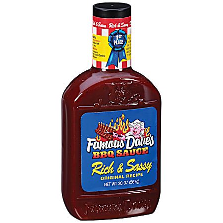 20 oz Rich & Sassy BBQ Sauce