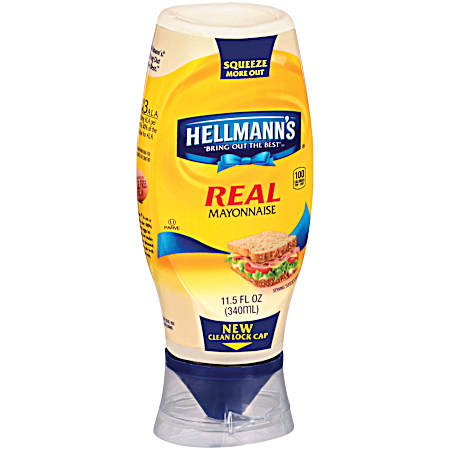11.5 oz Real Mayonnaise Squeeze Bottle