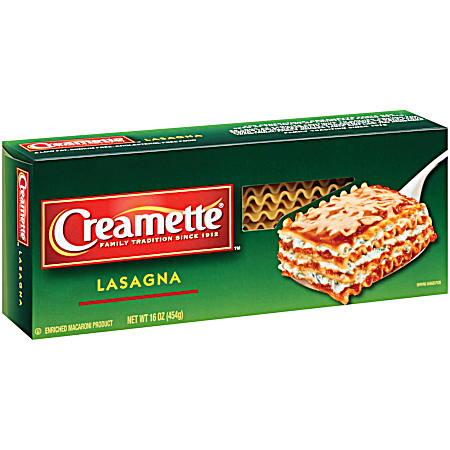 16 oz Lasagna Noodles