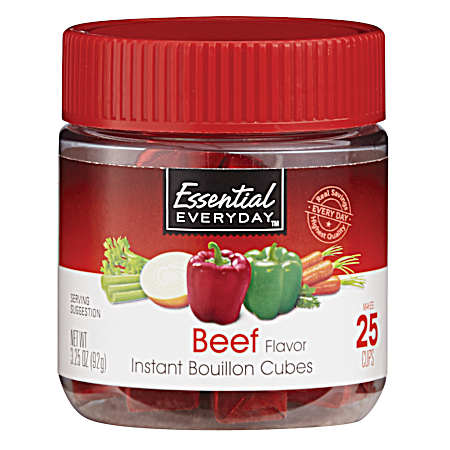 3.25 oz Beef Flavor Instant Bouillon Cubes