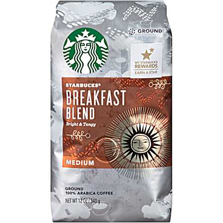 Breakfast Blend Medium Roast Ground Coffee