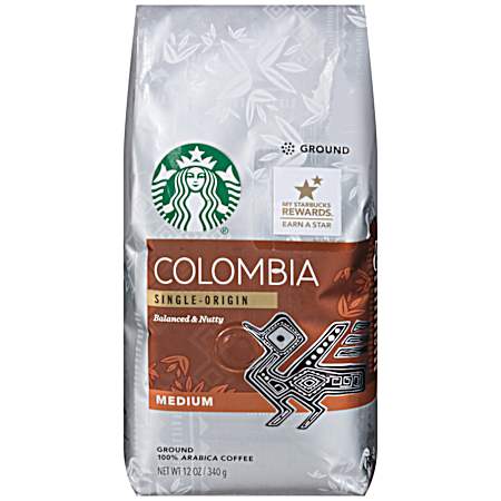 12 oz Colombia Medium Roast Ground Coffee