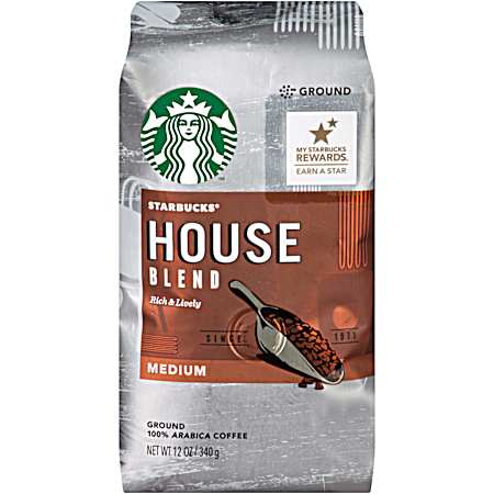 12 oz House Blend Medium Roast Ground Coffee