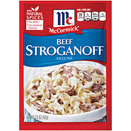 1.5 oz Beef Stroganoff Sauce Mix