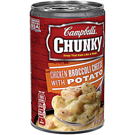 18.8 oz Chicken Broccoli Cheese with Potato Ready-to-Eat Soup