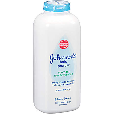 15 oz Baby Powder w/ Soothing Aloe