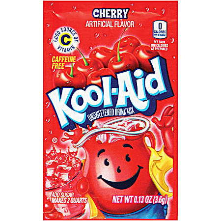 0.14 oz Cherry Caffeine Free Powdered Water Enhancer