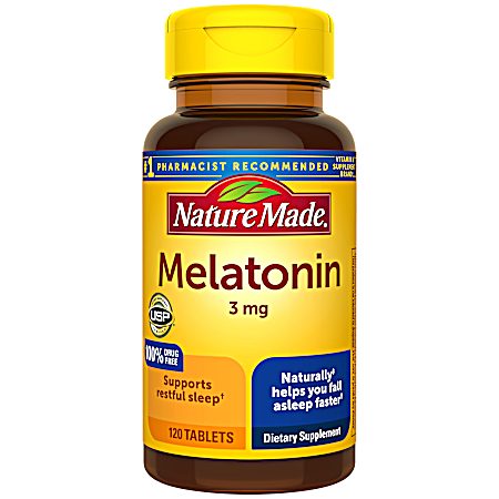 3 mg Melatonin Tablets - 120 Ct