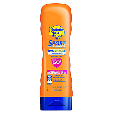 Sport Performance SPF 50 Sunscreen Lotion - 8 Oz.