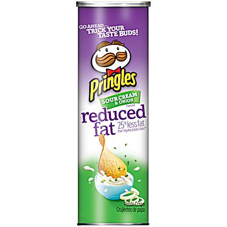 5.2 oz Reduced Fat Sour Cream & Onion Flavored Potato Crisps Chips