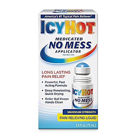 Maximum Strength 2.5 fl oz Pain Relieving Liquid w/ No Mess Applicator