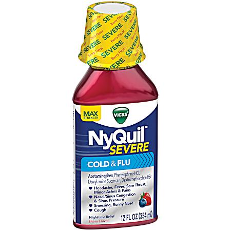 NyQuil Severe Cold & Flu - 12 oz.