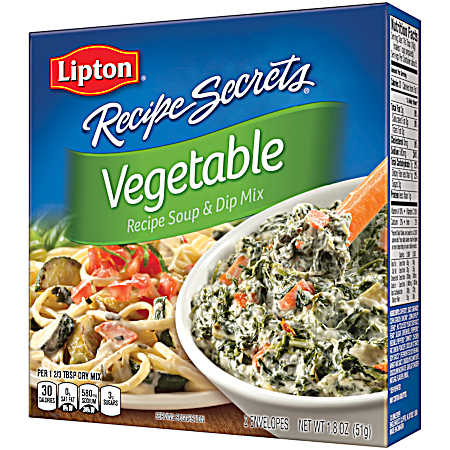 Recipe Secrets Vegetable Soup & Dip Mix - 2 Pk