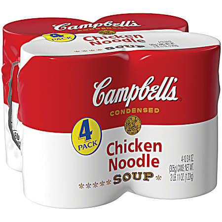 Condensed Chicken Noodle Soup 10.75 Oz. - 4 Pk.