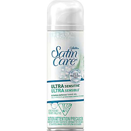Satin Care 7 oz Ultra Sensitive Shave Gel