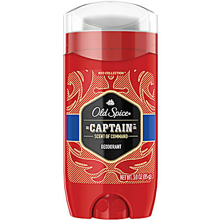 3 oz Red Collection Captain Deodorant