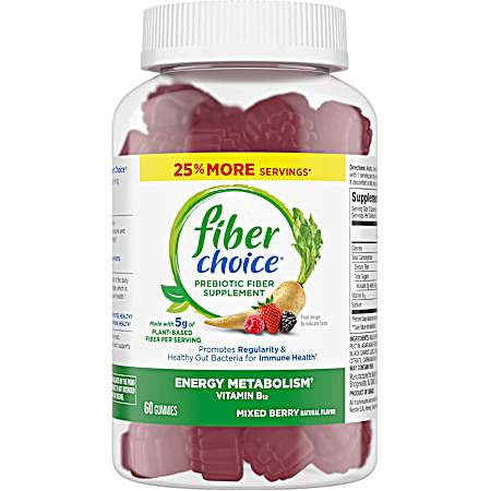 Daily Prebiotic Fiber Chewable Tablets Assorted Fruit - 90 Ct