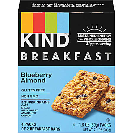 Blueberry Almond Granola Bars - 4 pk