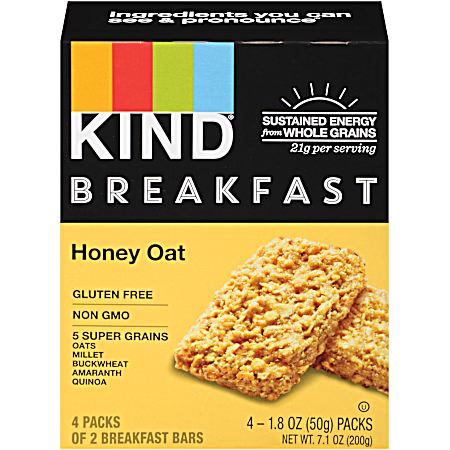 Honey Oat Granola Bars - 4 pk