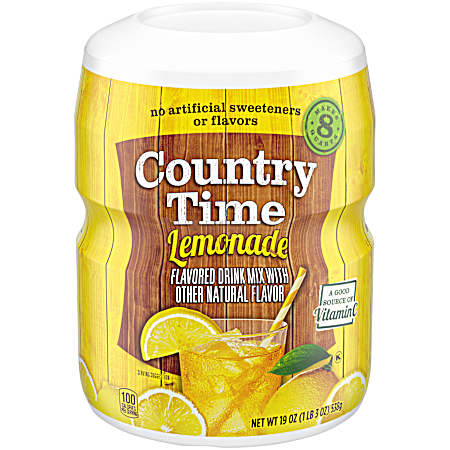19 oz Lemonade Drink Mix Canister
