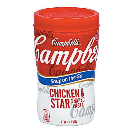 Soup on the Go 10.75 oz Chicken & Star Shaped Pasta Soup