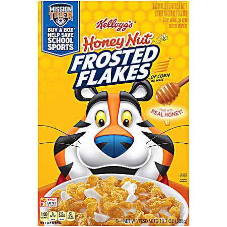 13.7 oz Honey Nut Frosted Flakes Breakfast Cereal