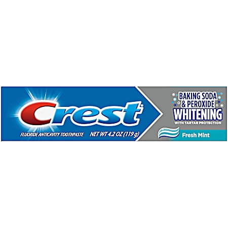 4.2 oz. Mint Toothpaste Baking Soda & Peroxide