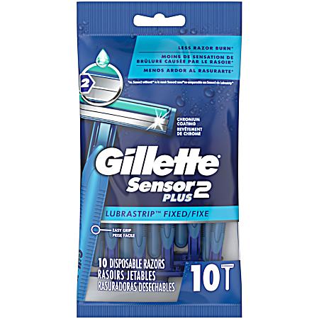 Sensor2 Plus Fixed Razors - 10 pk