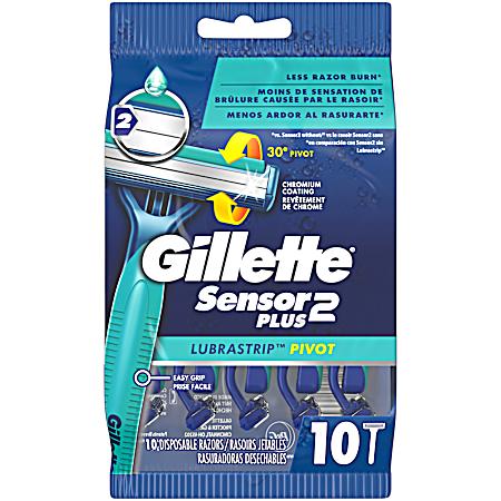 Sensor2 Plus Pivot Razors - 10 pk